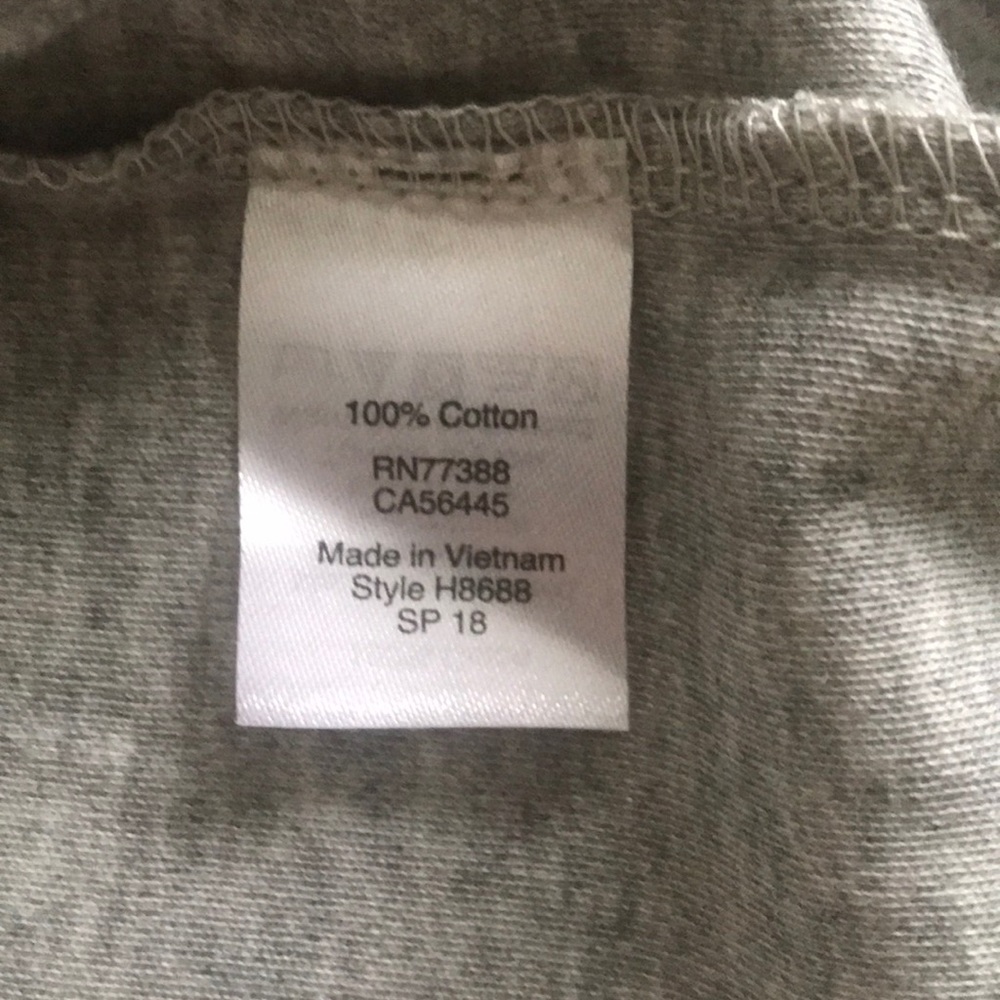 J Crew Scalloped Collar Grey Blouse, Small - Picture 6 of 7